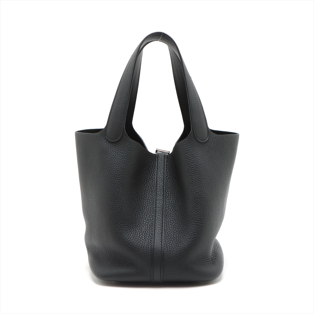【新品同様/Bleu Encre × Gold金具】HERMES ピコタンロック 18 即完売 商品【HERMES】ピコタンロック 18 PM ゴールド金具