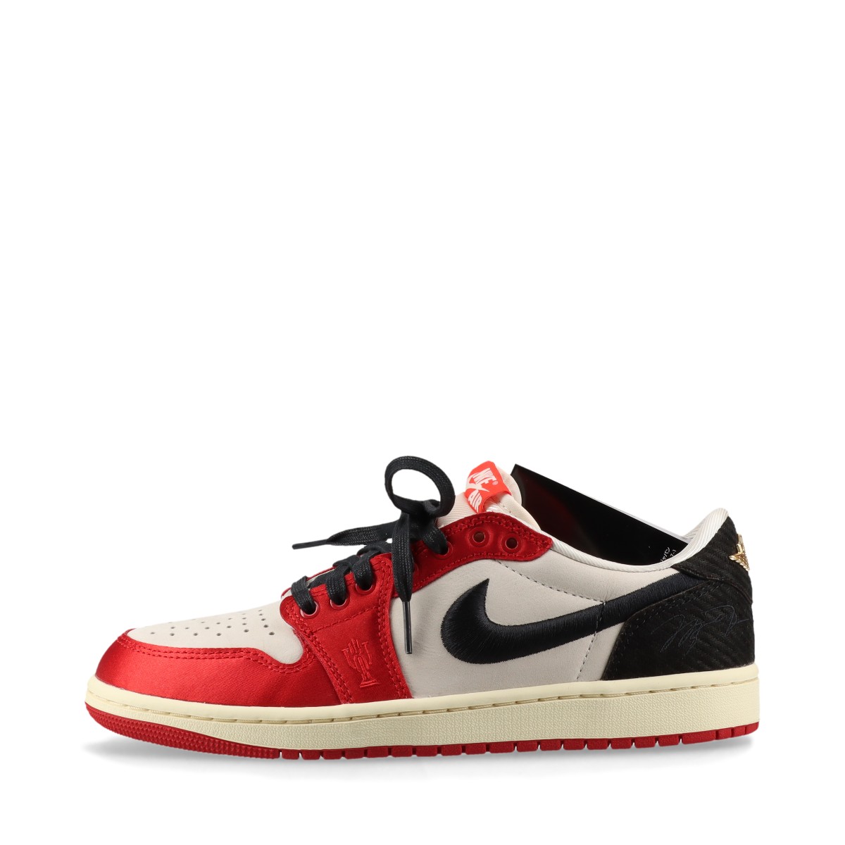 ナイキ×トロフィールーム AIR JORDAN 1 RETRO LOW OG SP 24SS レザー×ファブリック スニーカー 25cm レディース マルチカラー FN0432-100 替えヒモ 箱あり