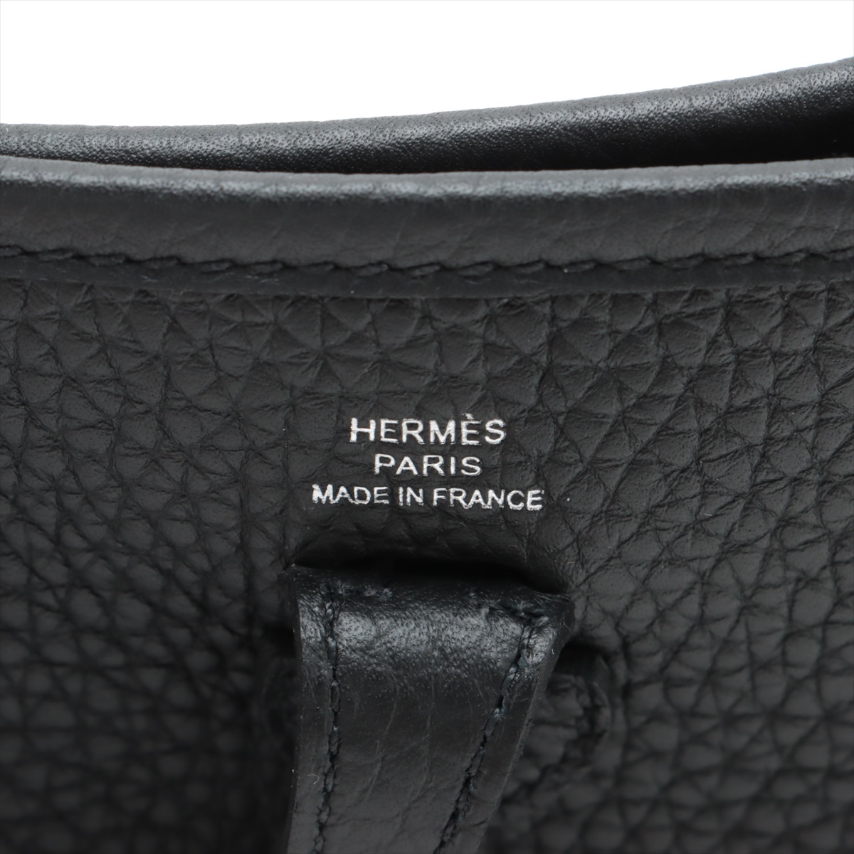 エルメス エヴリン 16 tpm ノワールシルバー金具