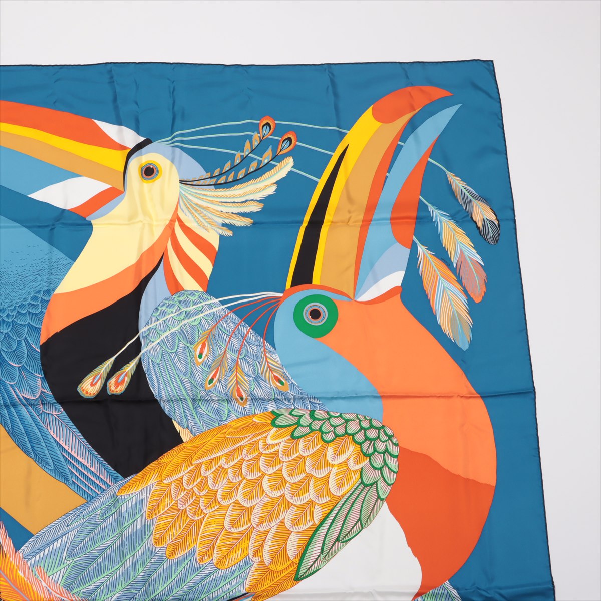 エルメス カレ140 TOUCANS DE PARADIS 楽園のオオハシ スカーフ