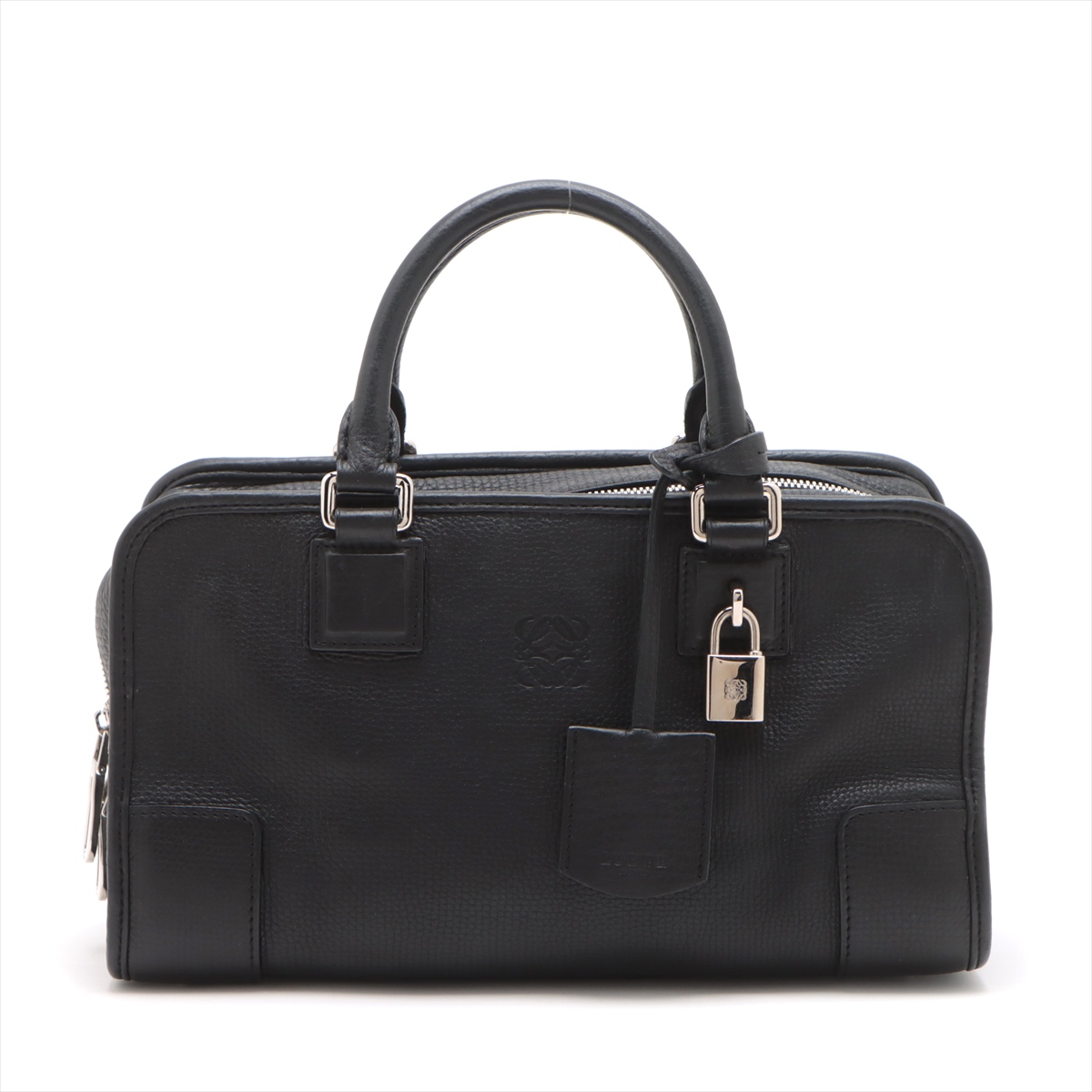 LOEWE ロエベ アマソナ28 ブラック 本革 レザー ハンドバッグ