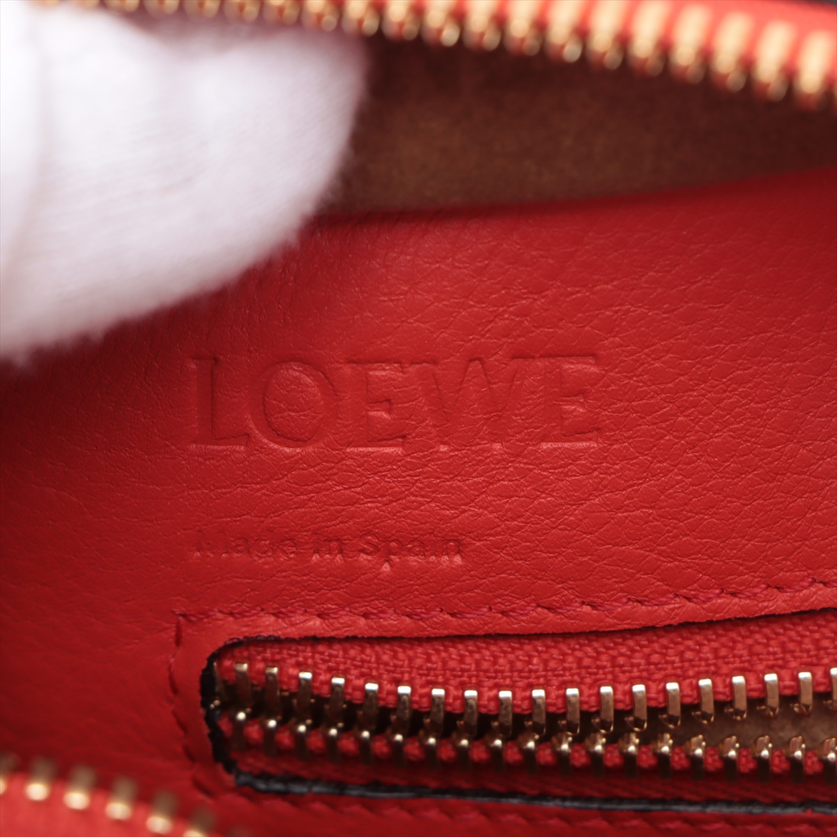 美品】LOEWE ロエベ アマソナ28 2way レザー レッド