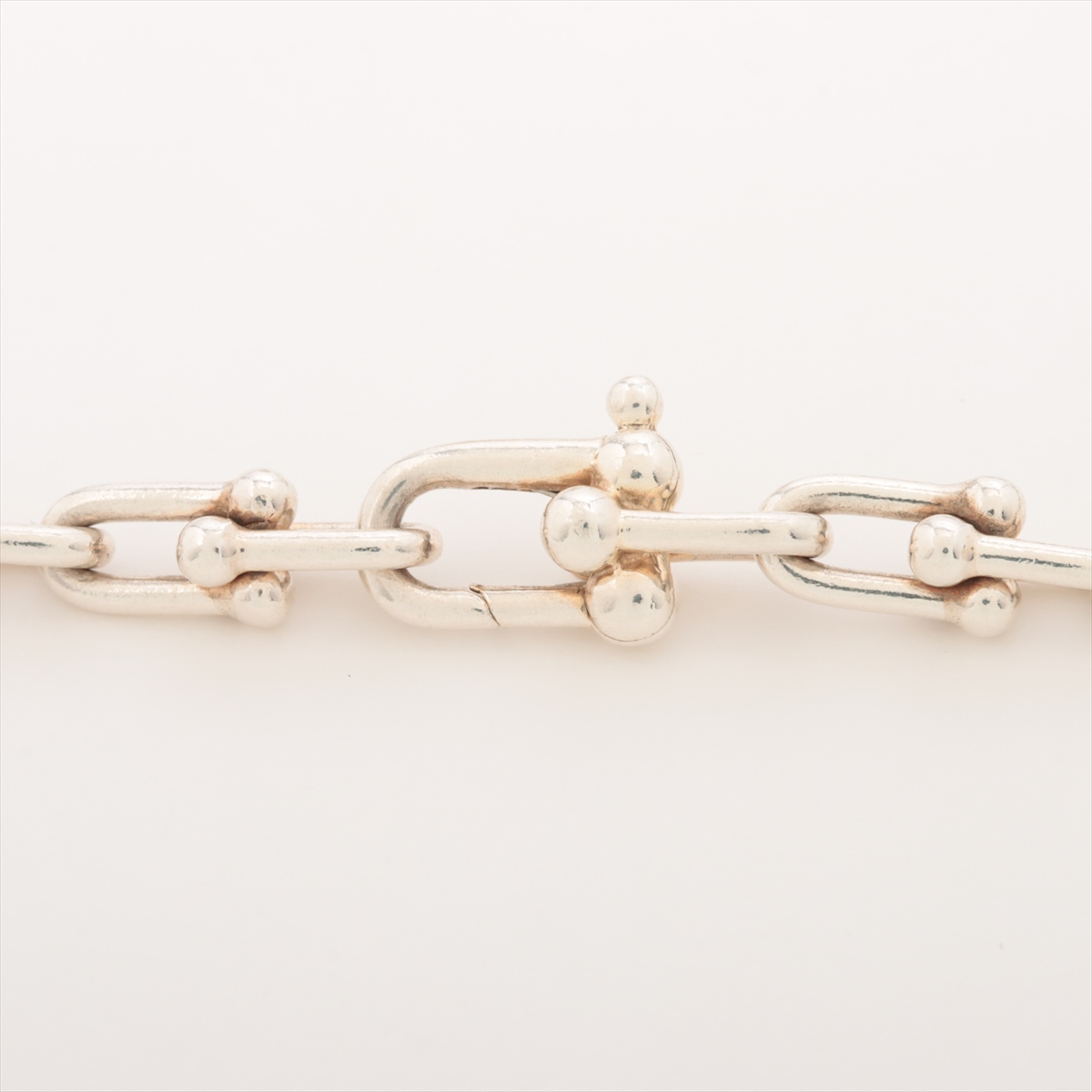 Tiffany Hardware wraps link Necklace 925 46.1g Silver