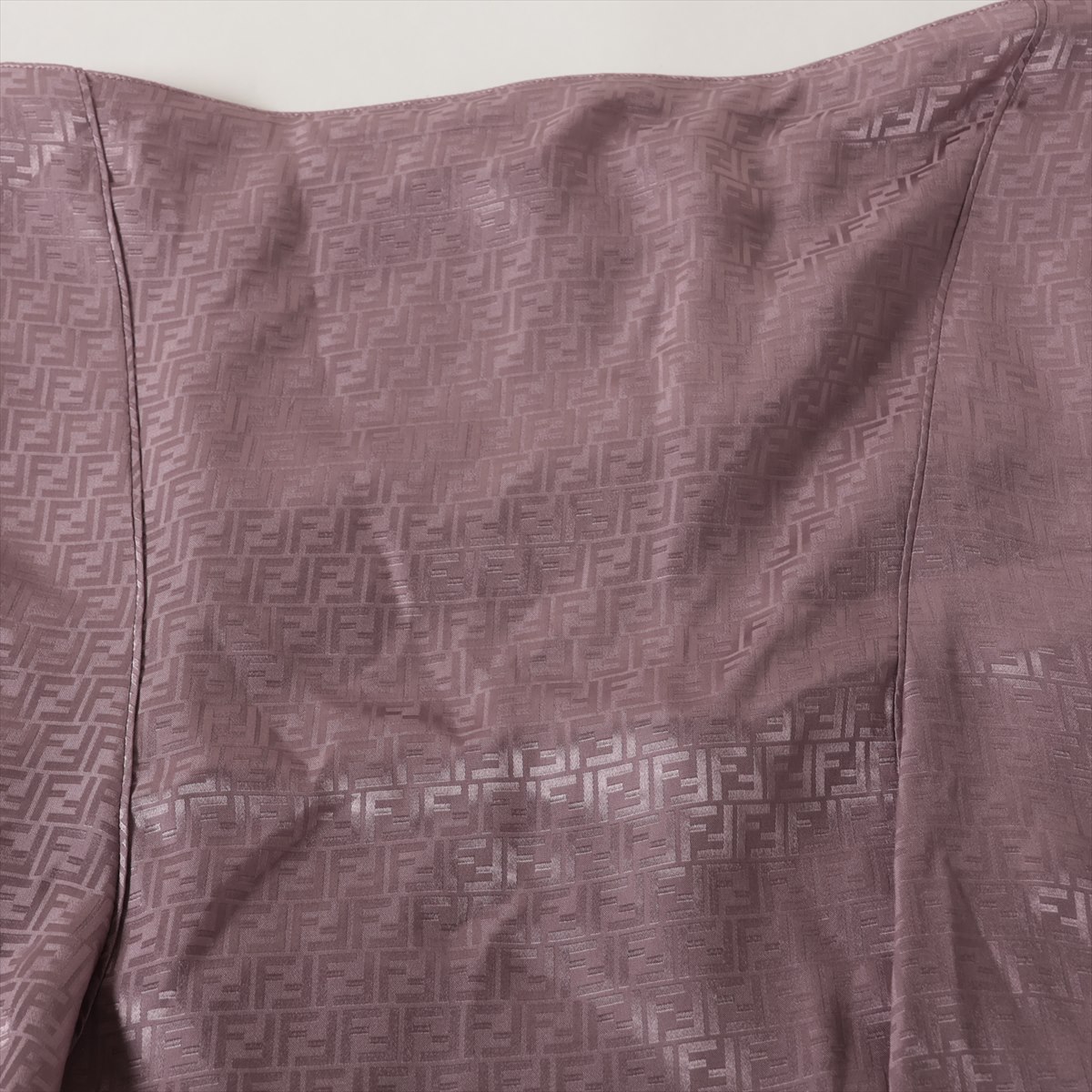 Fendi ZUCCa 24 years Silk Skirt 42 Ladies' Purple FQ7601