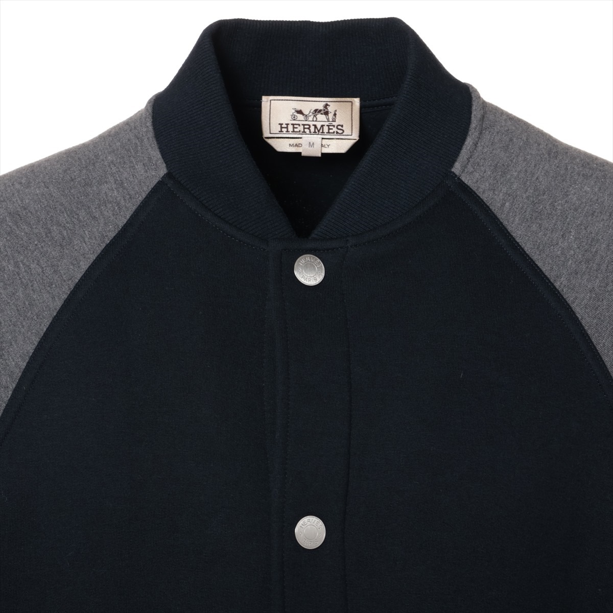 エルメス セリエ 22SS コットン×カシミヤ ブルゾン M メンズ