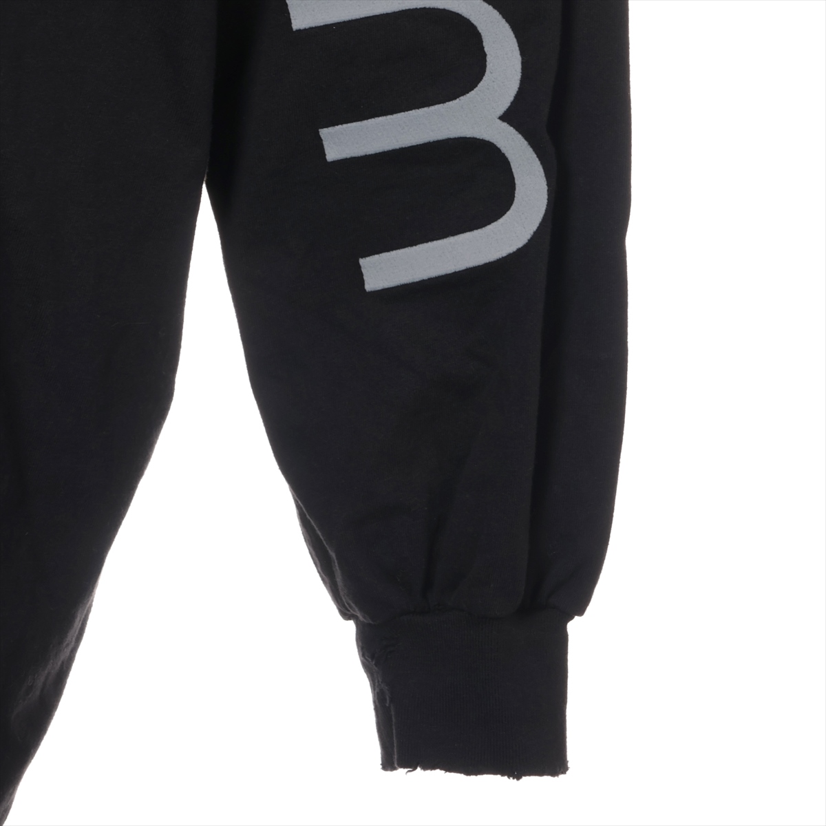 バレンシアガ 22年 コットン ロングTシャツ 4 メンズ ブラック
