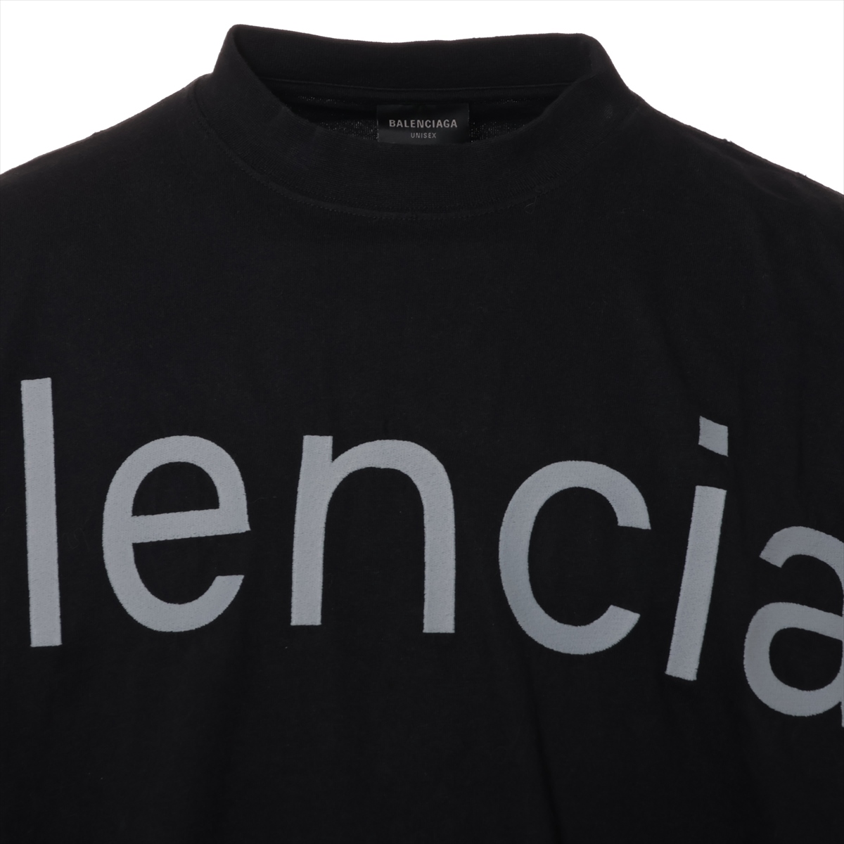バレンシアガ 22年 コットン ロングTシャツ 4 メンズ ブラック