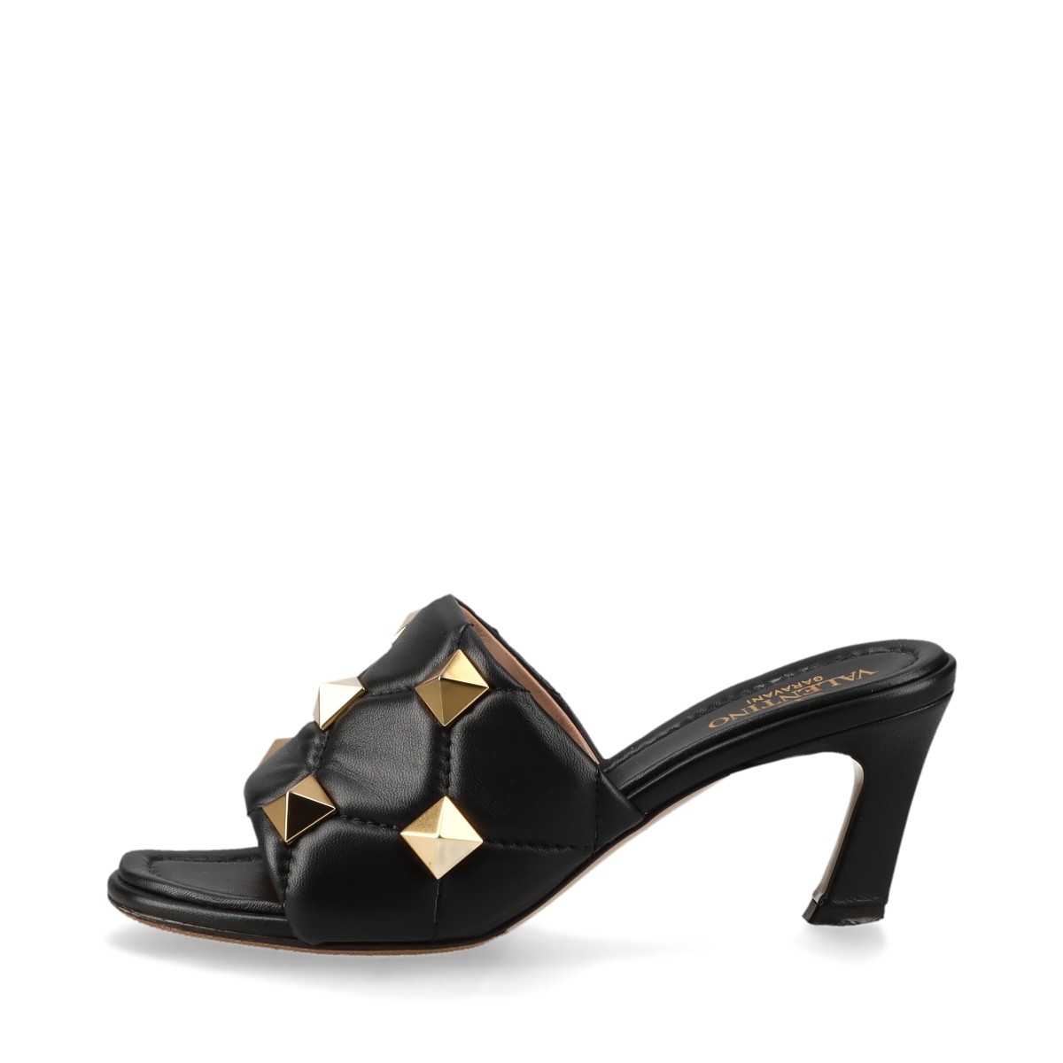 VALENTINO スリングバックサンダル ロックスタッズ レザーサンダル 36 VALENTINO スリングバックサンダル ロックスタッズ レザー