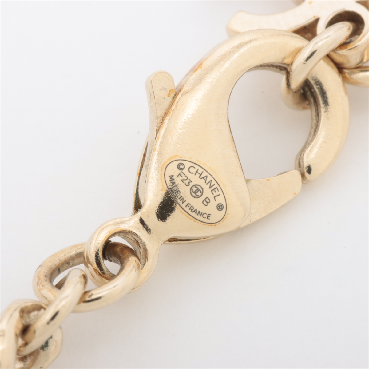 【CHANEL】 F23B ネックレス ラインストーン Chanel F23B Necklace GP×Rhinestone Gold | eBay