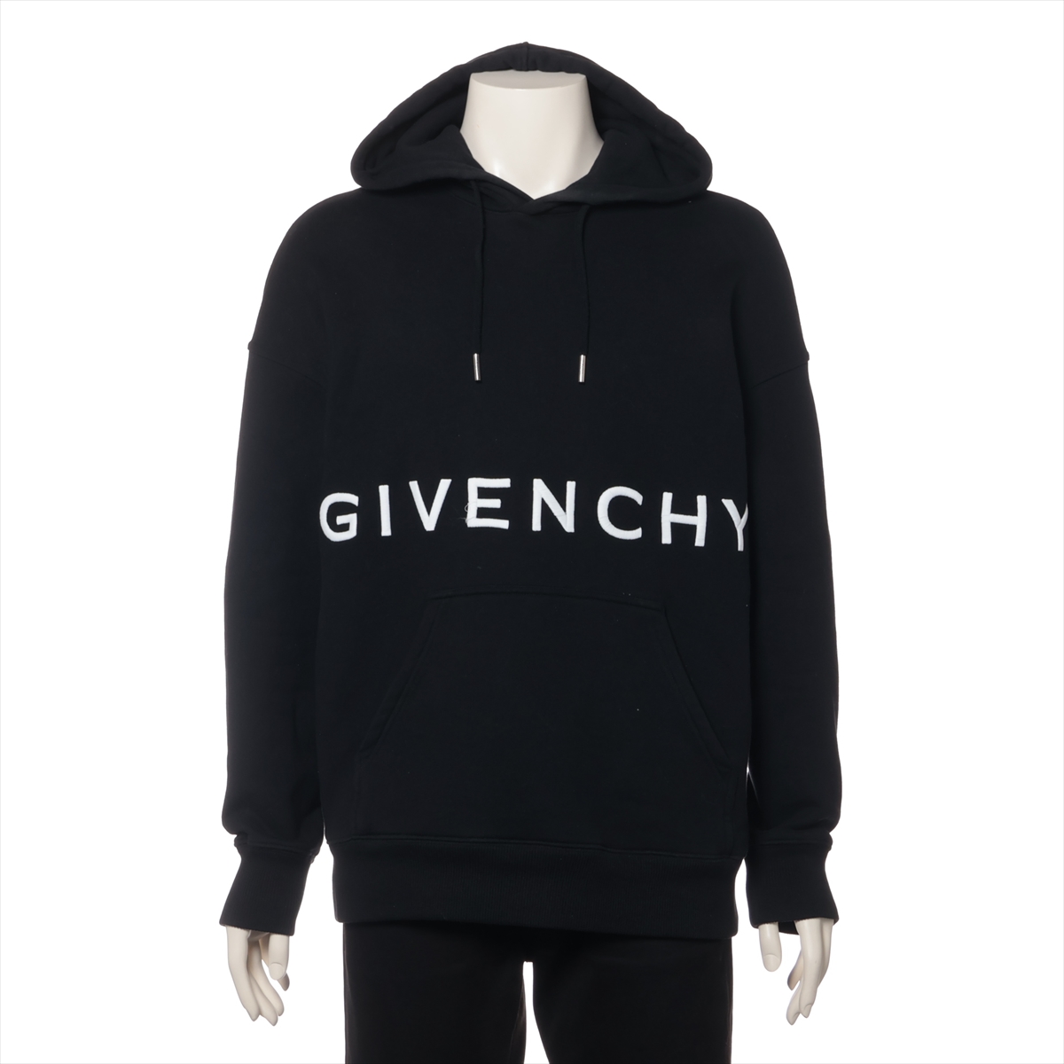 ジバンシィ コットン パーカー M メンズ ブラック BMJ0HC3Y8M A3521607  