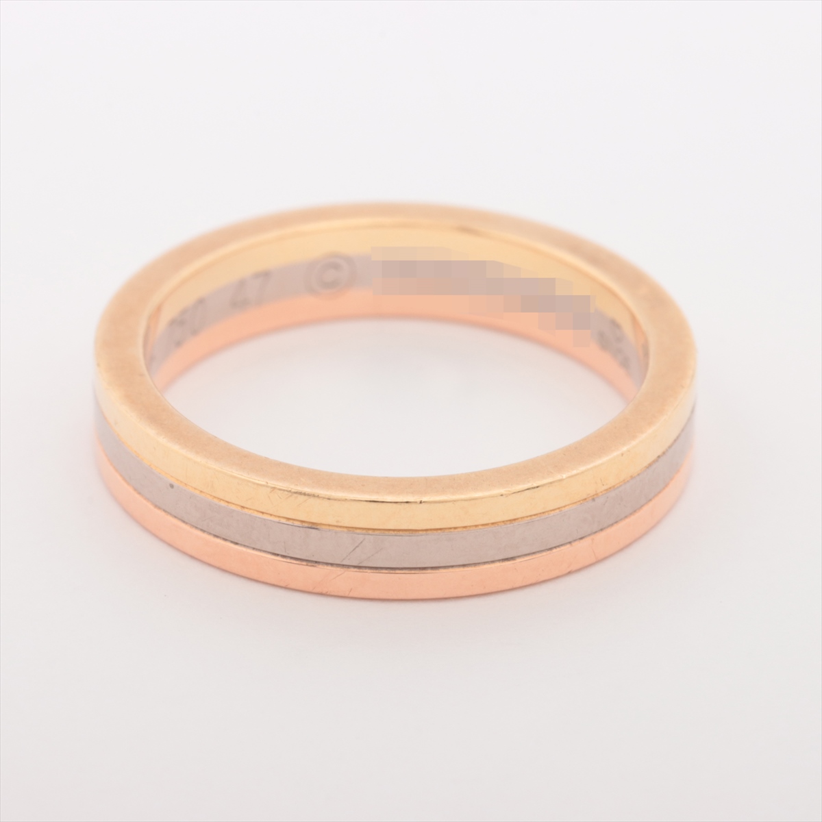 カルティエ スリーカラー リング 750(YG×PG×WG) 4.3g B4052247  