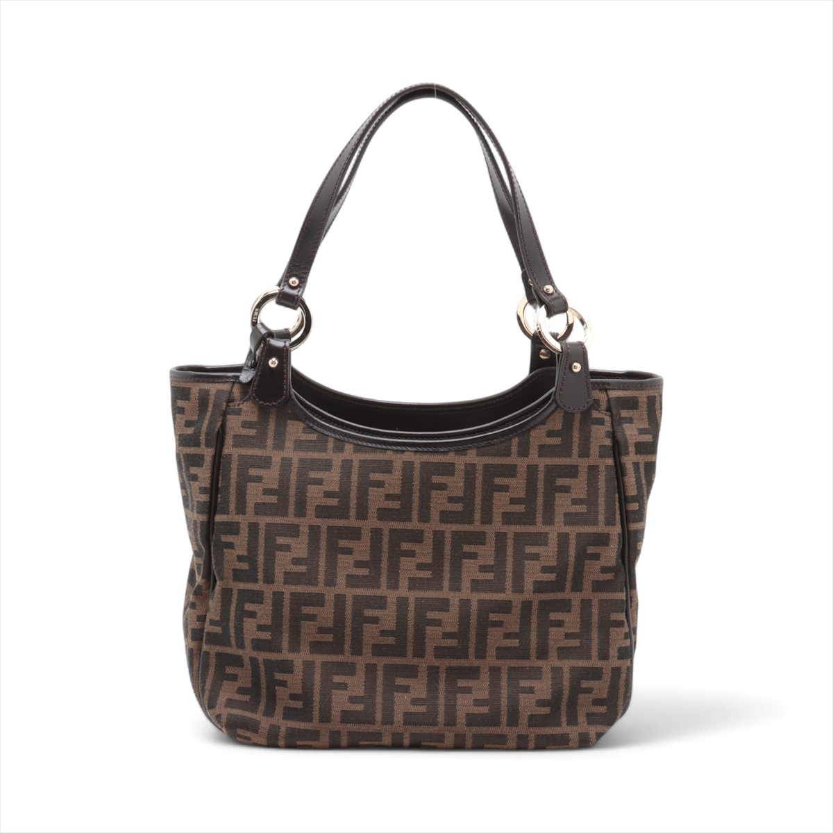 フェンデイ トロワジュール 2WAY ショルダーバッグ カーフレザー  