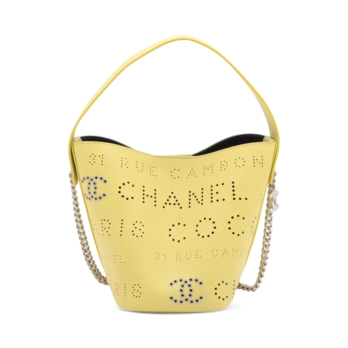 シャネル ココマーク ラムスキン 2WAYショルダーバッグ パンチング  