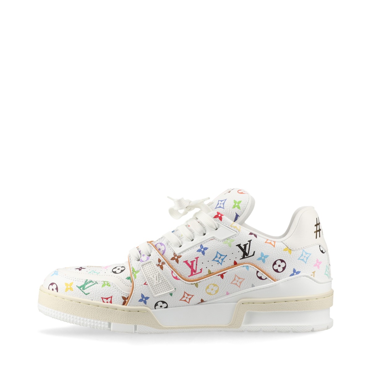 【村上隆◆】ルイヴィトン LV × TM タイムアウト スニーカー 桜 村上隆コラボ！】Louis Vuitton タイムアウト スニーカー 桜