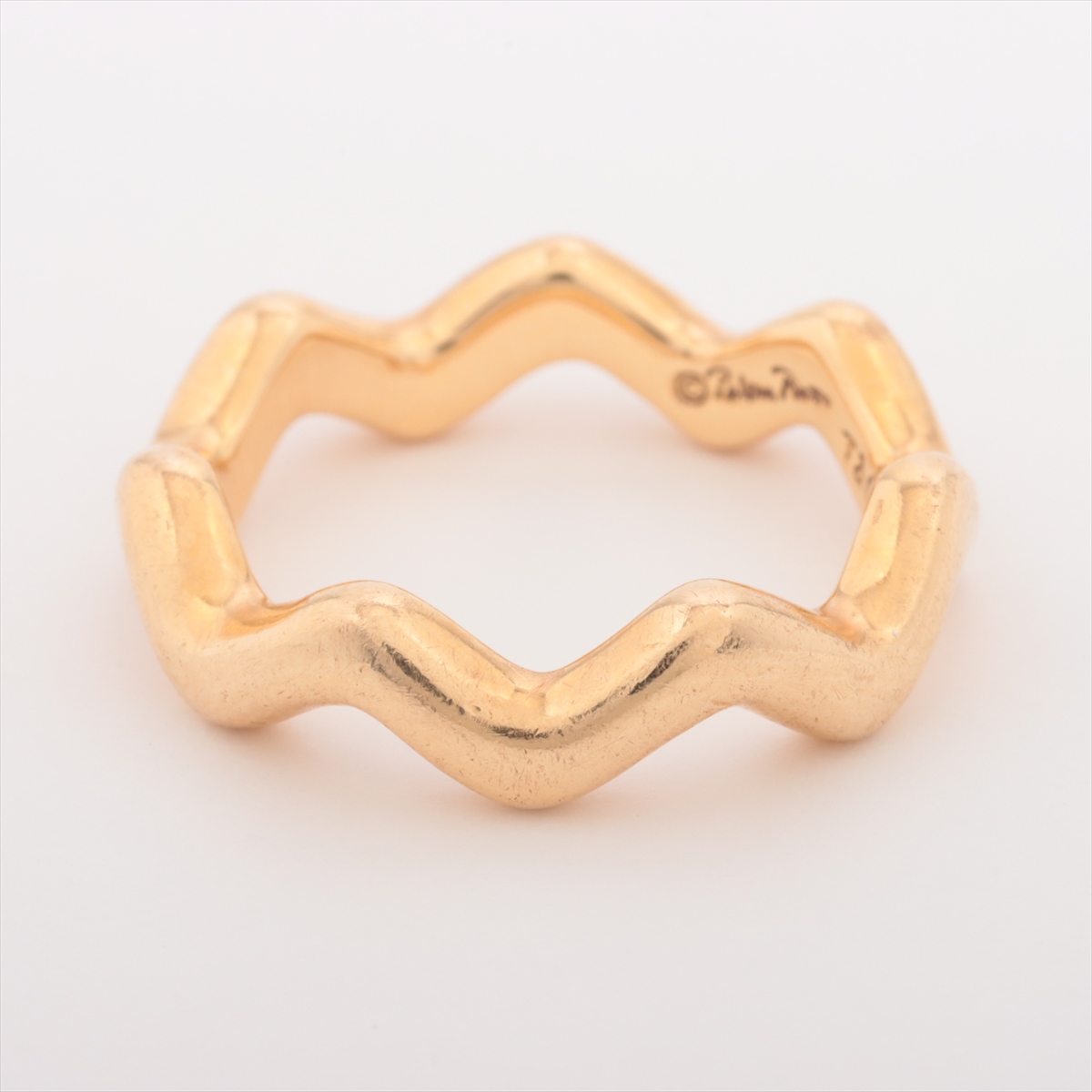 ティファニー ジグザグ リング 750(YG) 7.6g A3523765｜中古ブランド品  