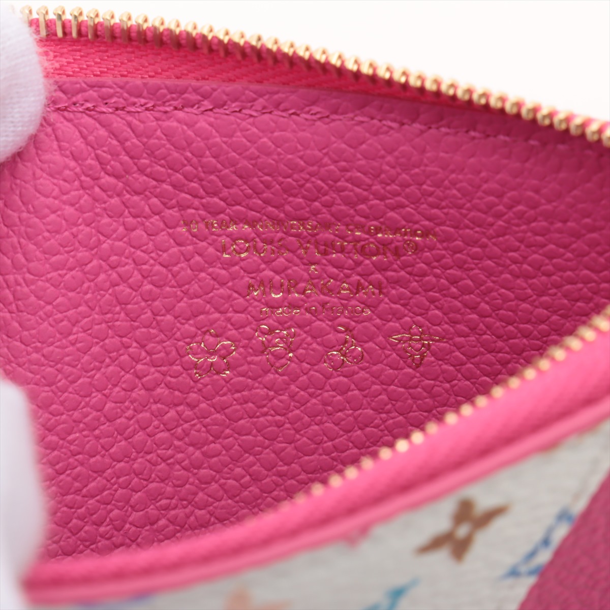 ヴィトン×村上隆 LV×TM ポルト カルト ロミー レザー コイン
