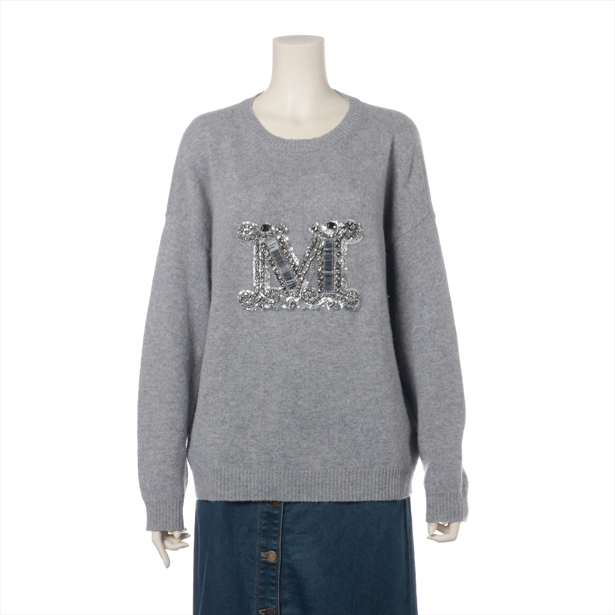 マックスマーラ カシミヤ ニット M レディース グレー 13661819  