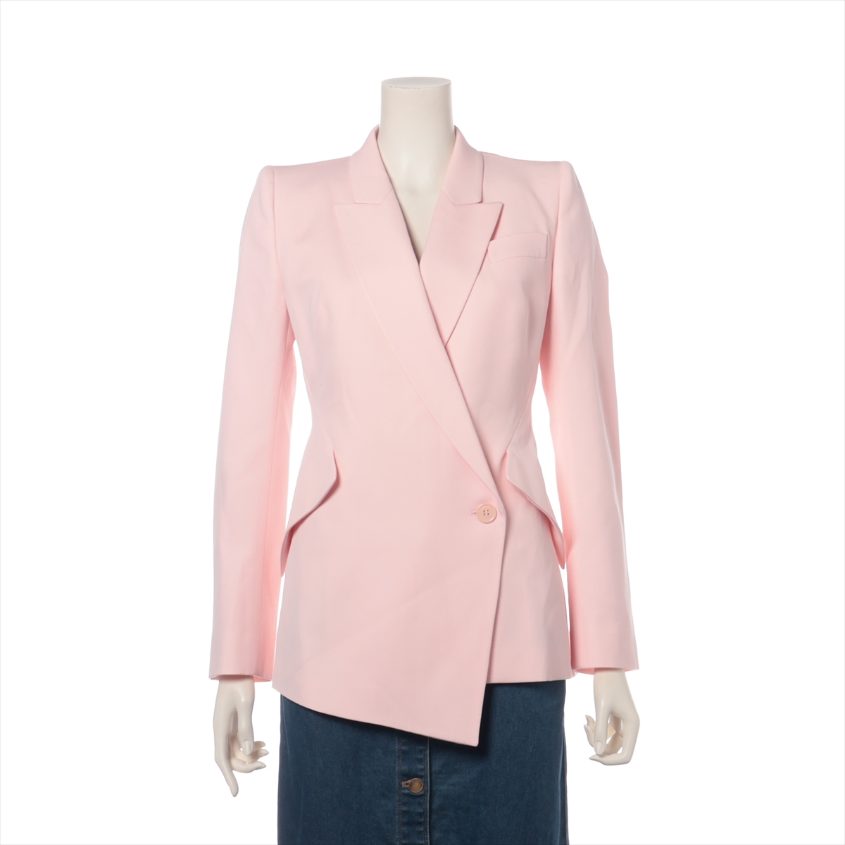 アレキサンダーマックイーン 22年 ウール ジャケット 38 レディース  