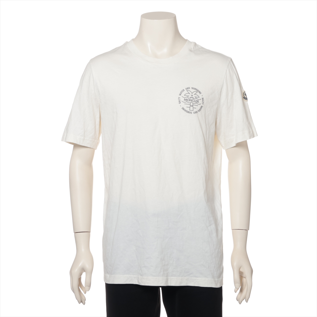 モンクレールジーニアス 21年 コットン Tシャツ S レディース ホワイト 