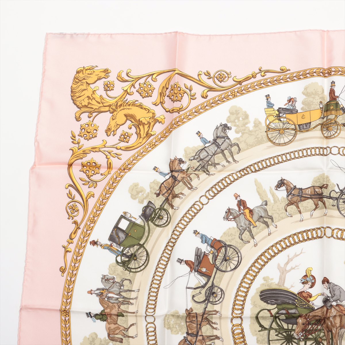 エルメス カレ90 LA PROMENADE DE LONGCHAMPS ロンシャンへの
