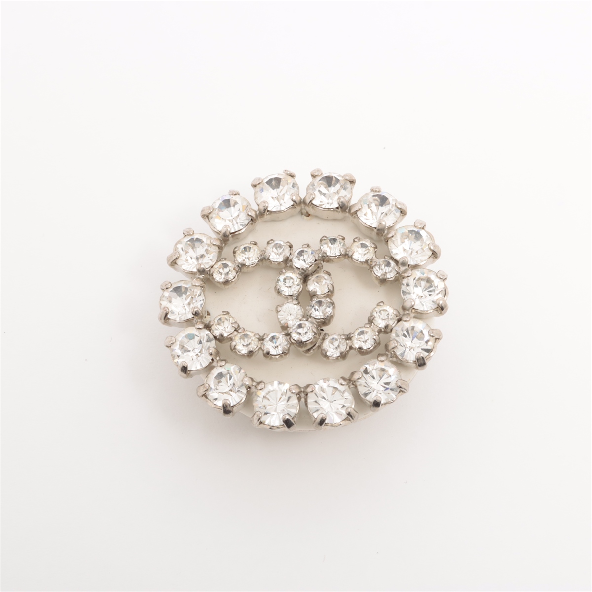 ラインストーンブローチココマーク