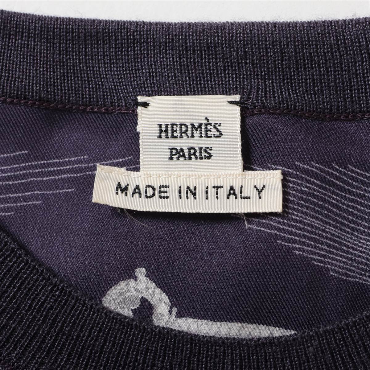 エルメス 18SS カシミヤ×シルク ニットワンピース 38 レディース  