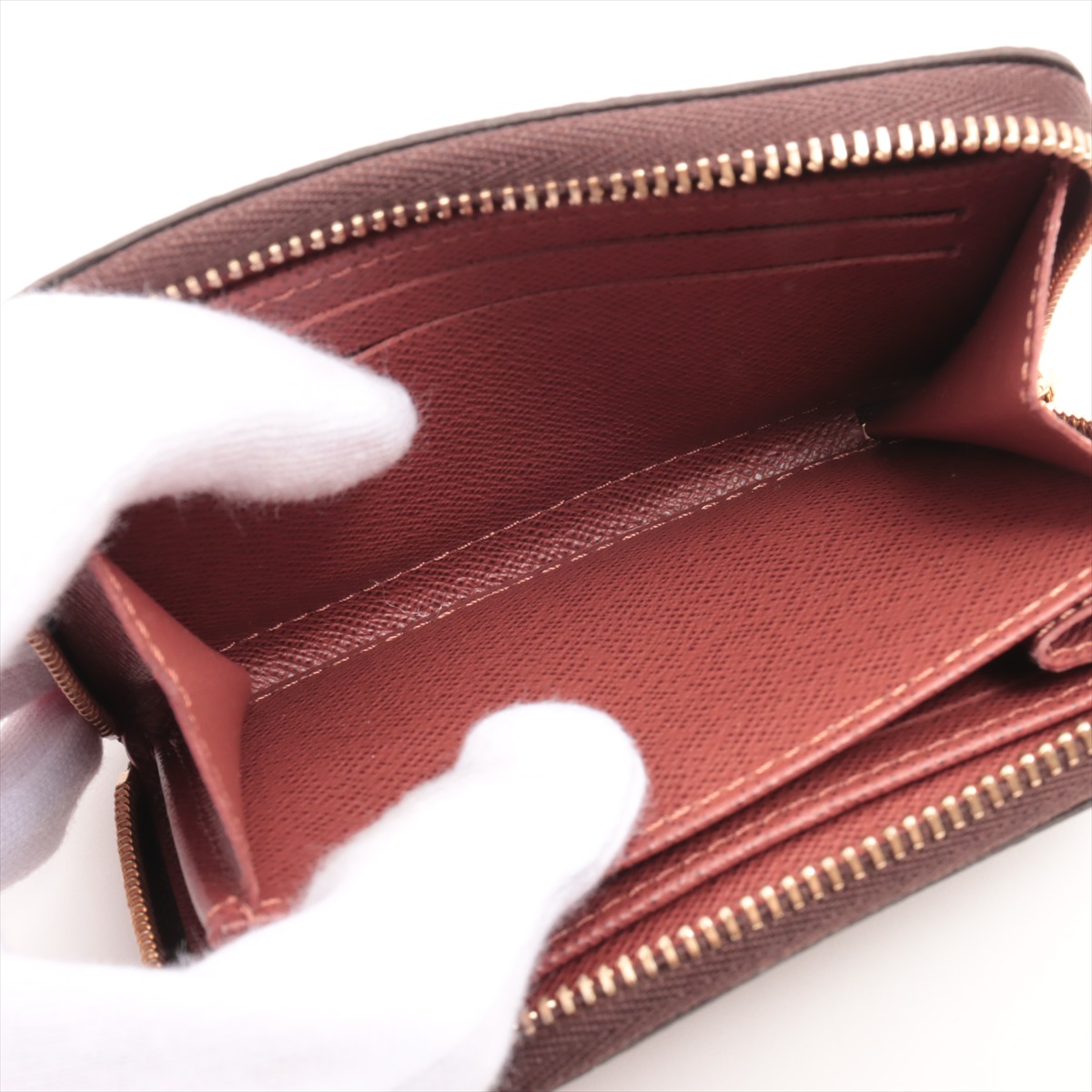Louis Vuitton Monogram Zippy Coin Purse M60067 Brown Coin