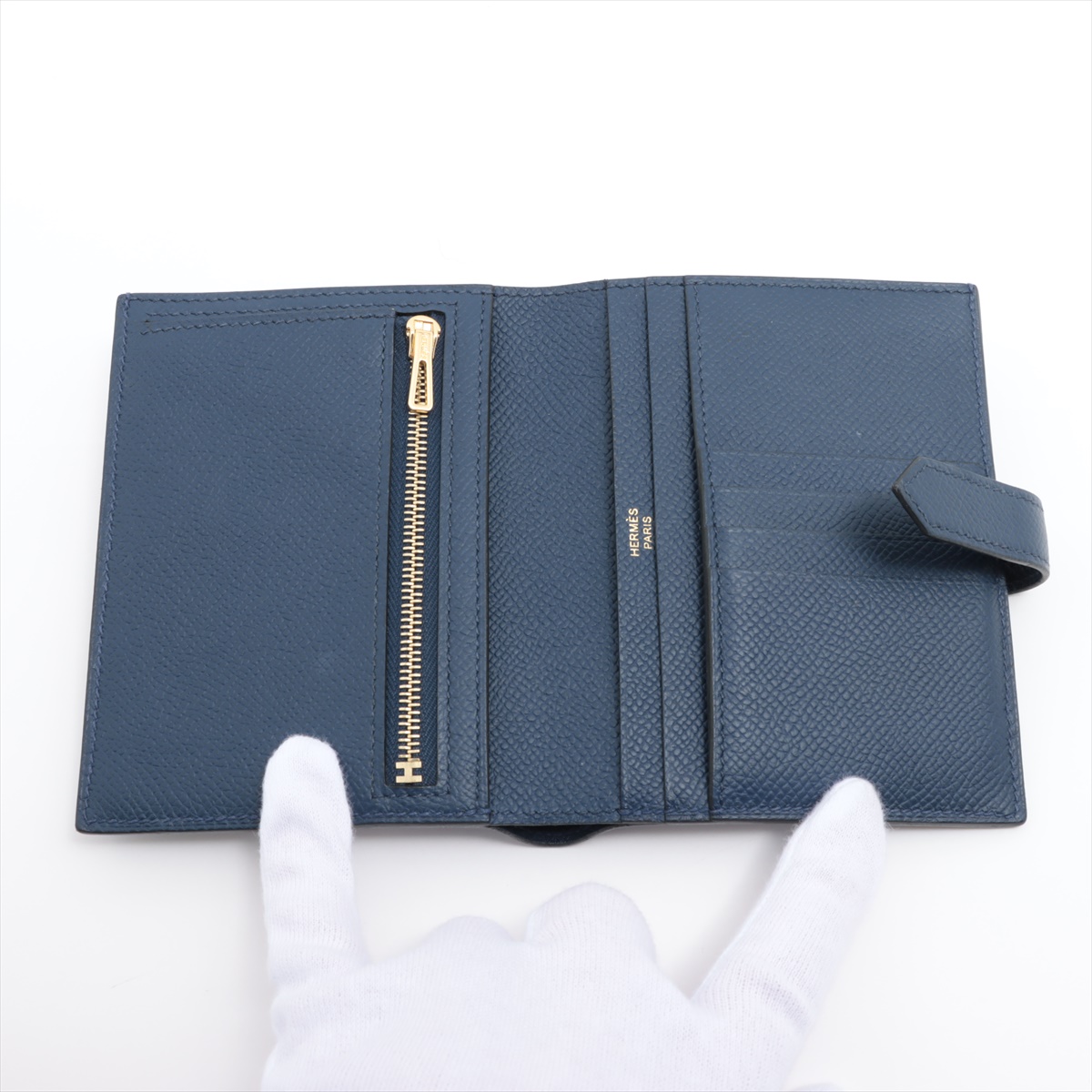 ＊人気色有り♪＊【HERMES】ベアンコンパクトウォレット エルメス ベアンコンパクト ヴォーエプソン コンパクト