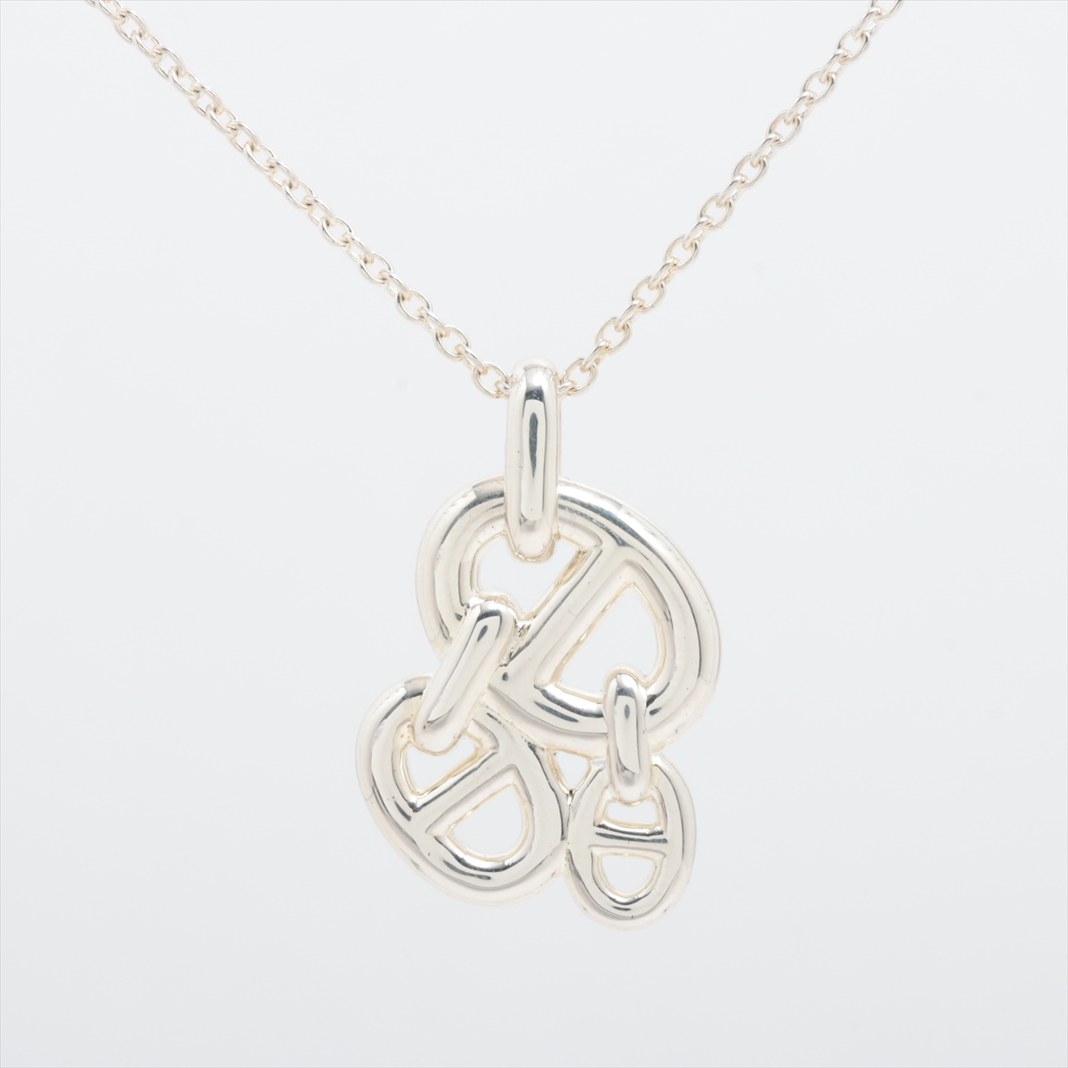 エルメス シェーヌダンクル アンシェネ ネックレス 925 13.2g シルバー  