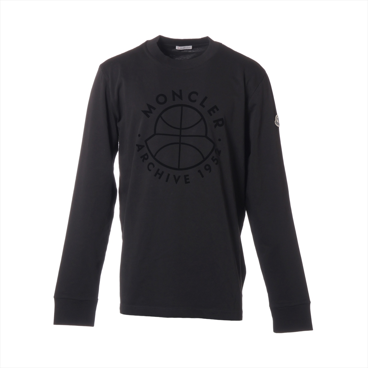 モンクレール 23年 コットン Tシャツ XXL メンズ ブラック