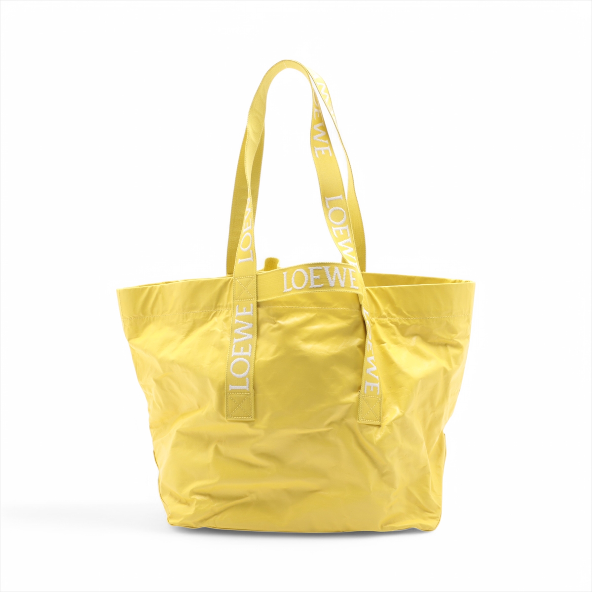LOEWE イエロー レザートートバッグ LOEWE ロエベ バッグ レディース トートバッグ ショルダートート