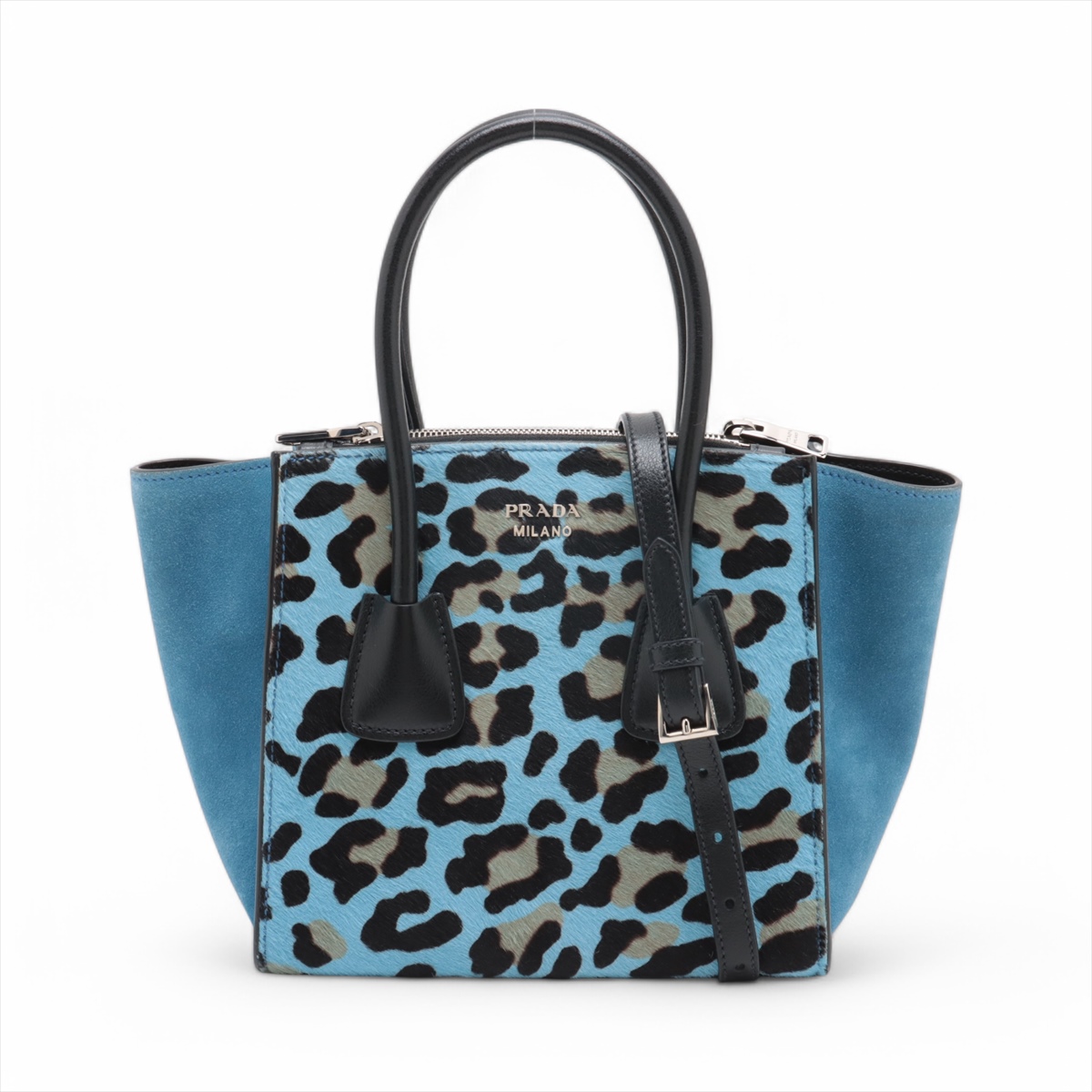 入手困難】PRADA レオパード カヴァッリーノ ハンドバッグ 2way