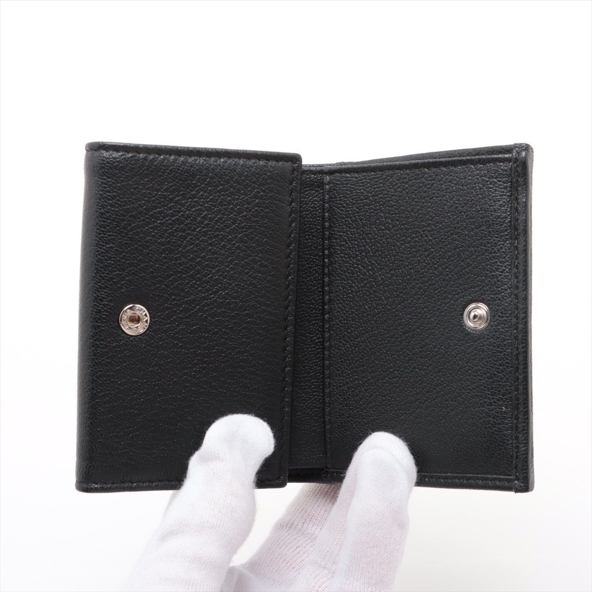 箱付き CHANEL シャネル ココマーク レザーコンパクトウォレット 28番台 箱付き CHANEL シャネル ココマーク レザーコンパクトウォレット 28番台