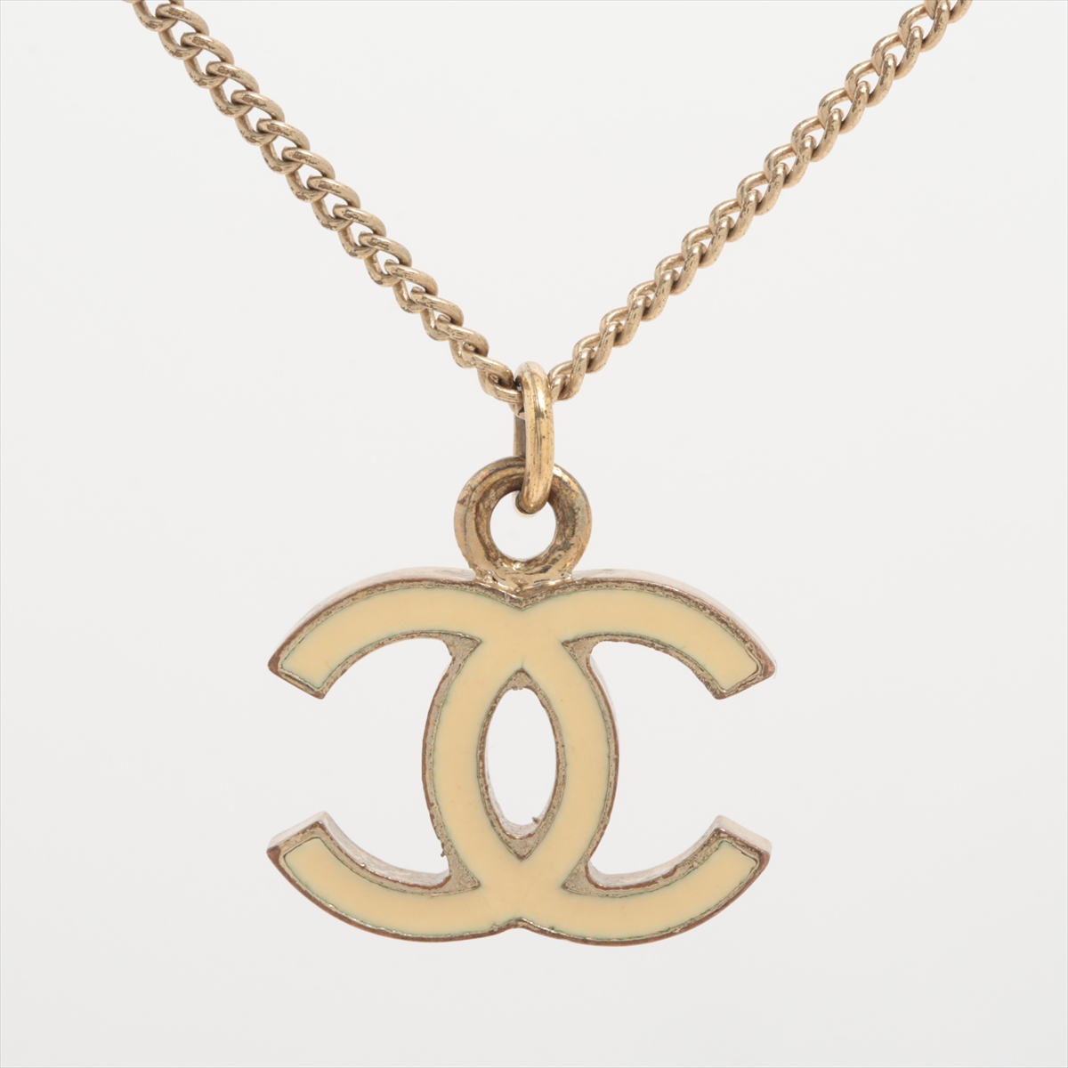 CHANEL シャネルネックレス ココマーク アロー オフホワイト 10P 