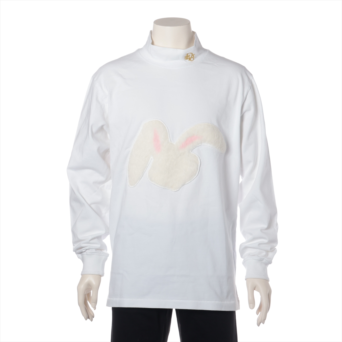 ディオール×ERL 23SS コットン ロングTシャツ M メンズ ホワイト