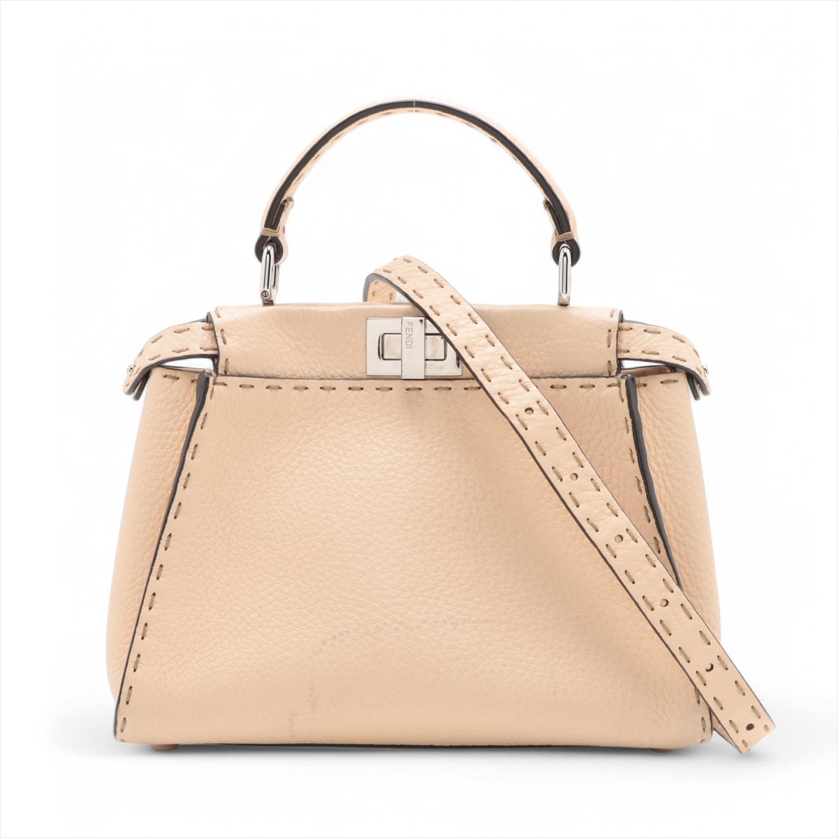FENDI】フェンディ ピーカブー ミニ ハンドバッグ ベージュ