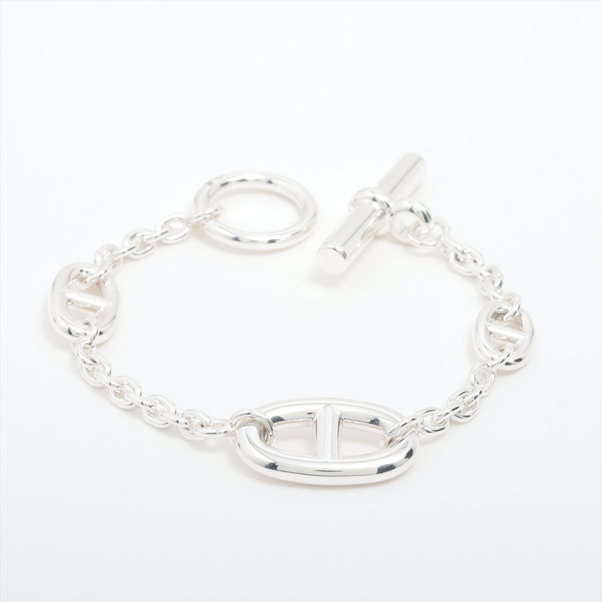 エルメス シェーヌダンクル ファランドール ブレスレット 925 24.8g  