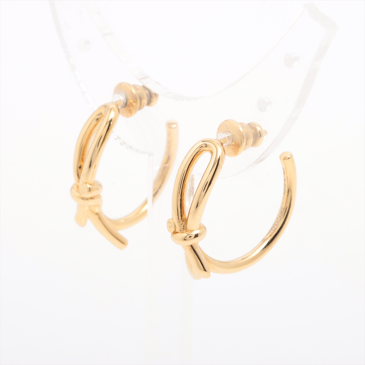 フェラガモ ノット ピアス(両耳用) GP ゴールド A3551267｜中古  