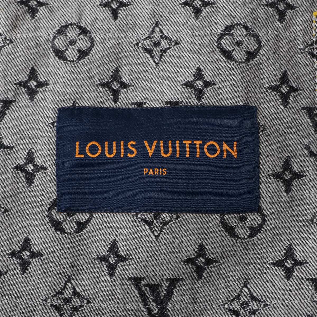 ☆希少【LV】モノグラム キルティング デニム オーバーシャツ