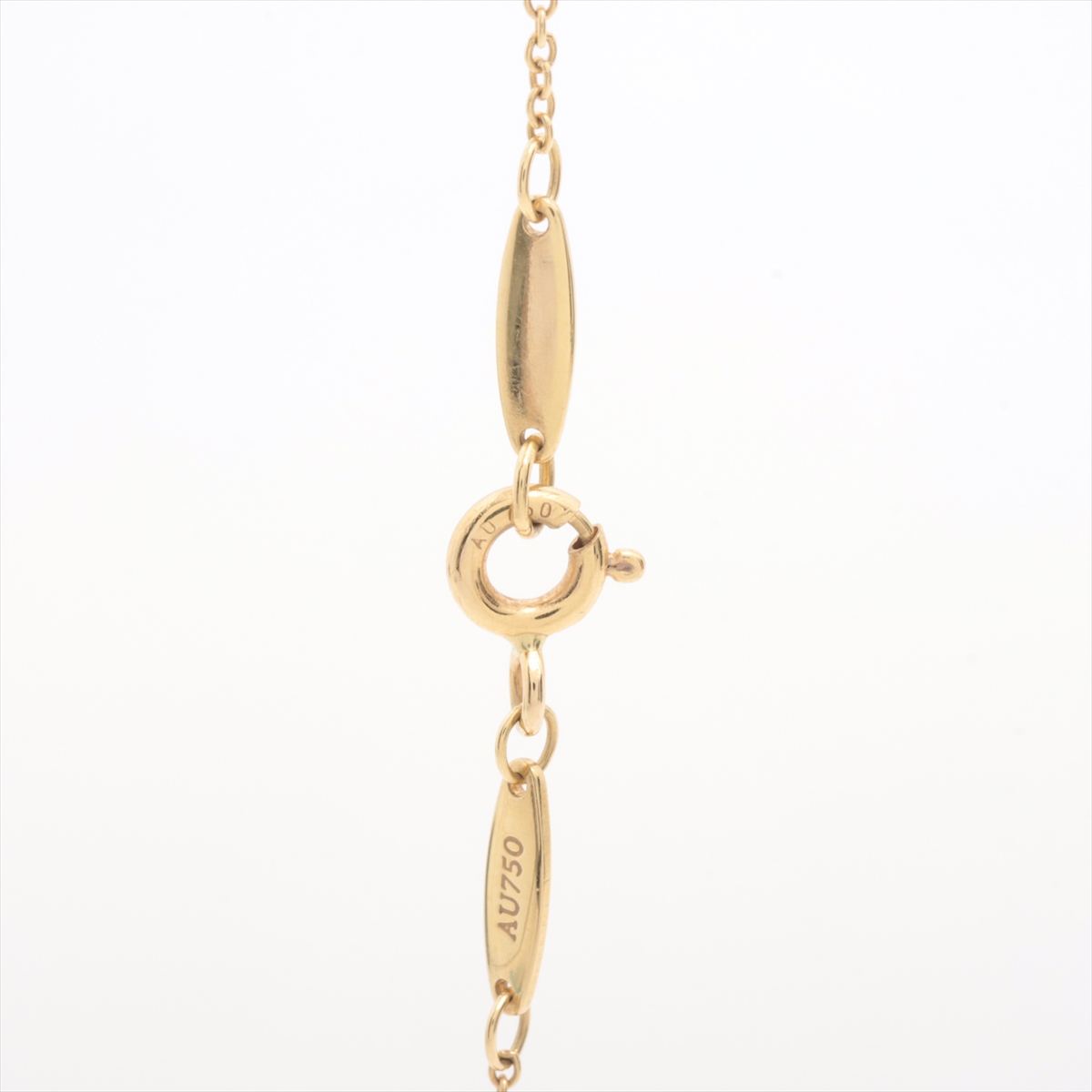 ティファニー バイザヤード 1P ダイヤ ネックレス 750(YG) 1.8g 直径約  