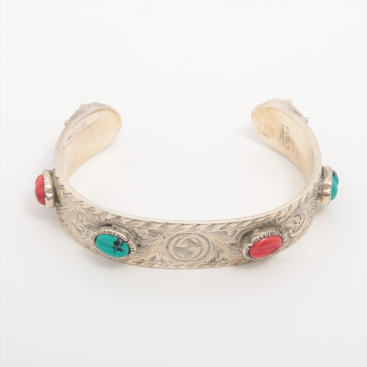 GUCCI キャットヘッドシルバーバングル