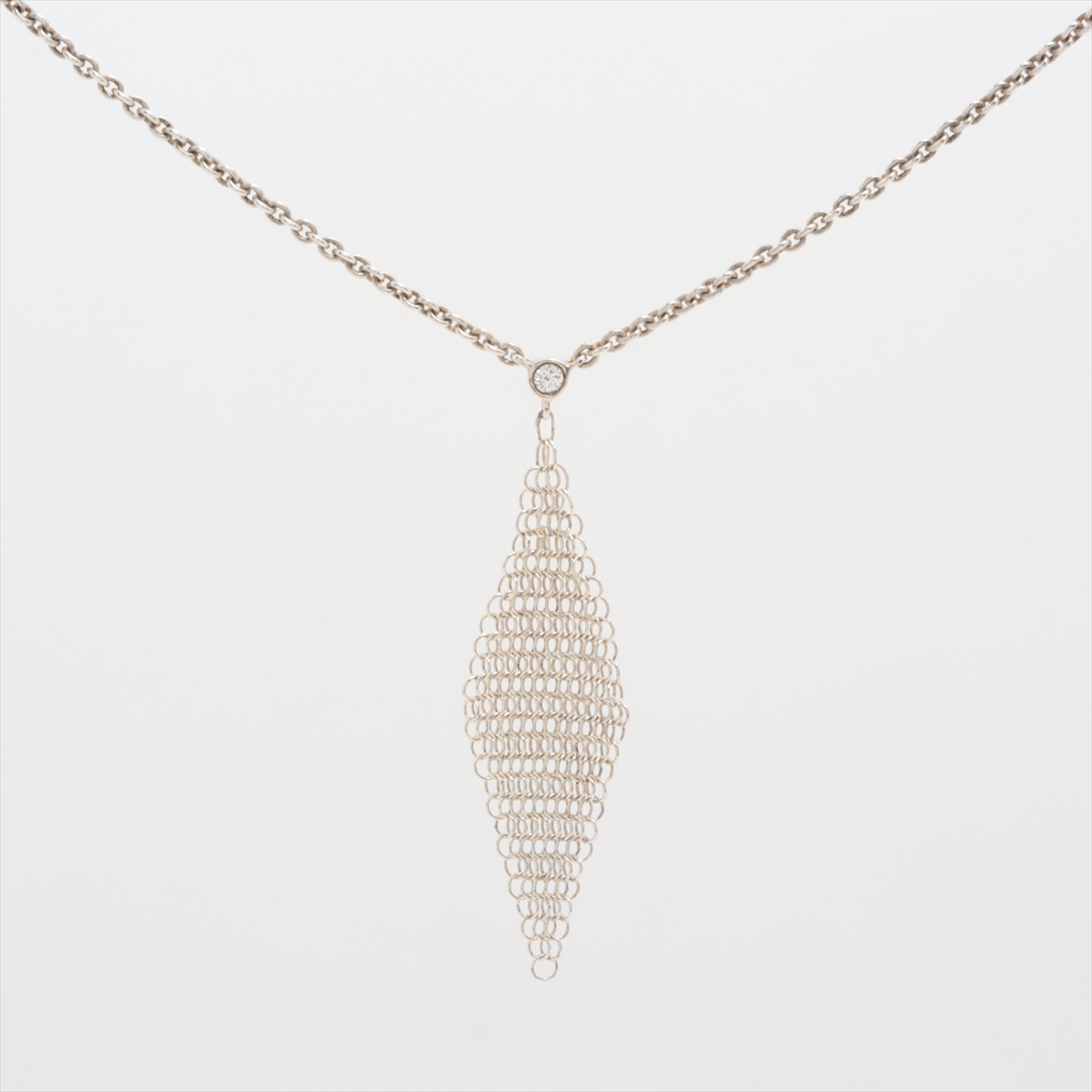 TIFFANY&Co. バイザヤードダイヤ シルバーネックレス-Tour AD-85(S