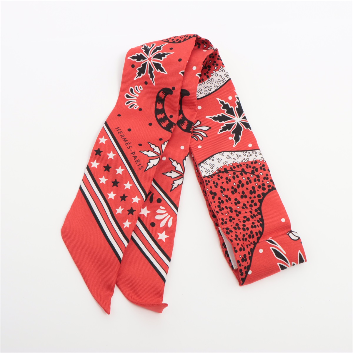 楽天市場】HERMES エルメス Les Leopards Bandana レオパード