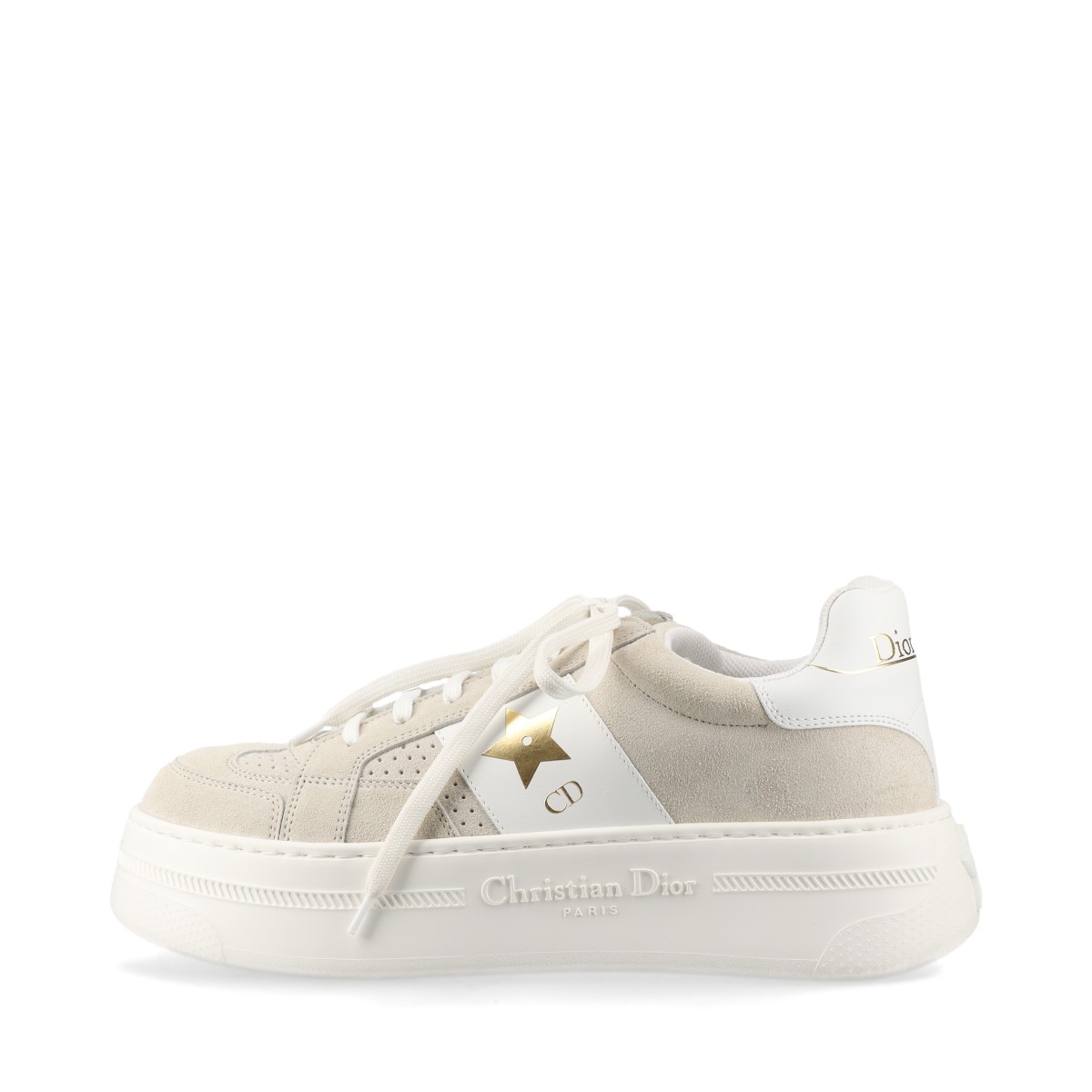 クリスチャンディオール Dior Star レザー×スエード スニーカー 37  