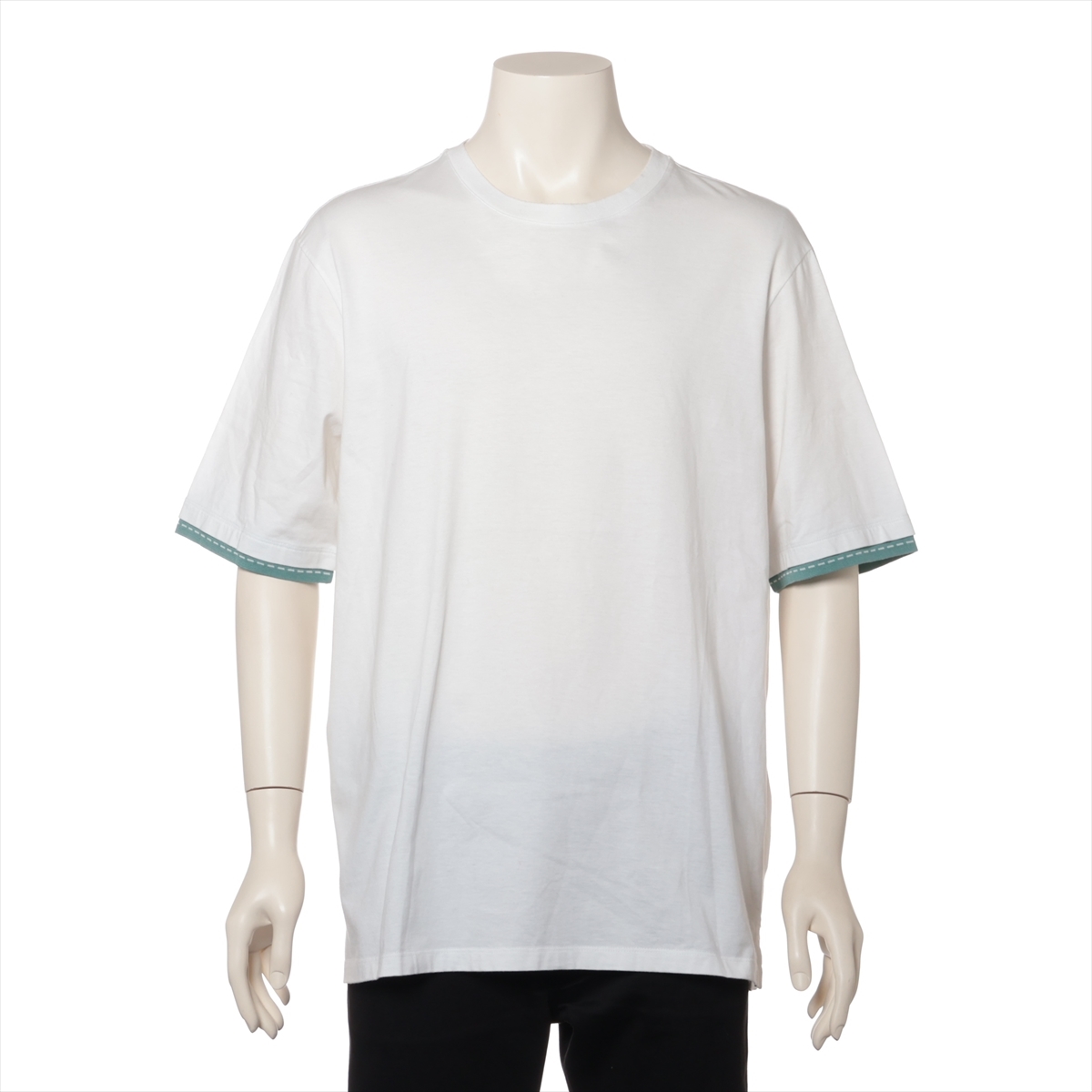 エルメス コットン Tシャツ XL メンズ ホワイト 21-5758 AP107371 