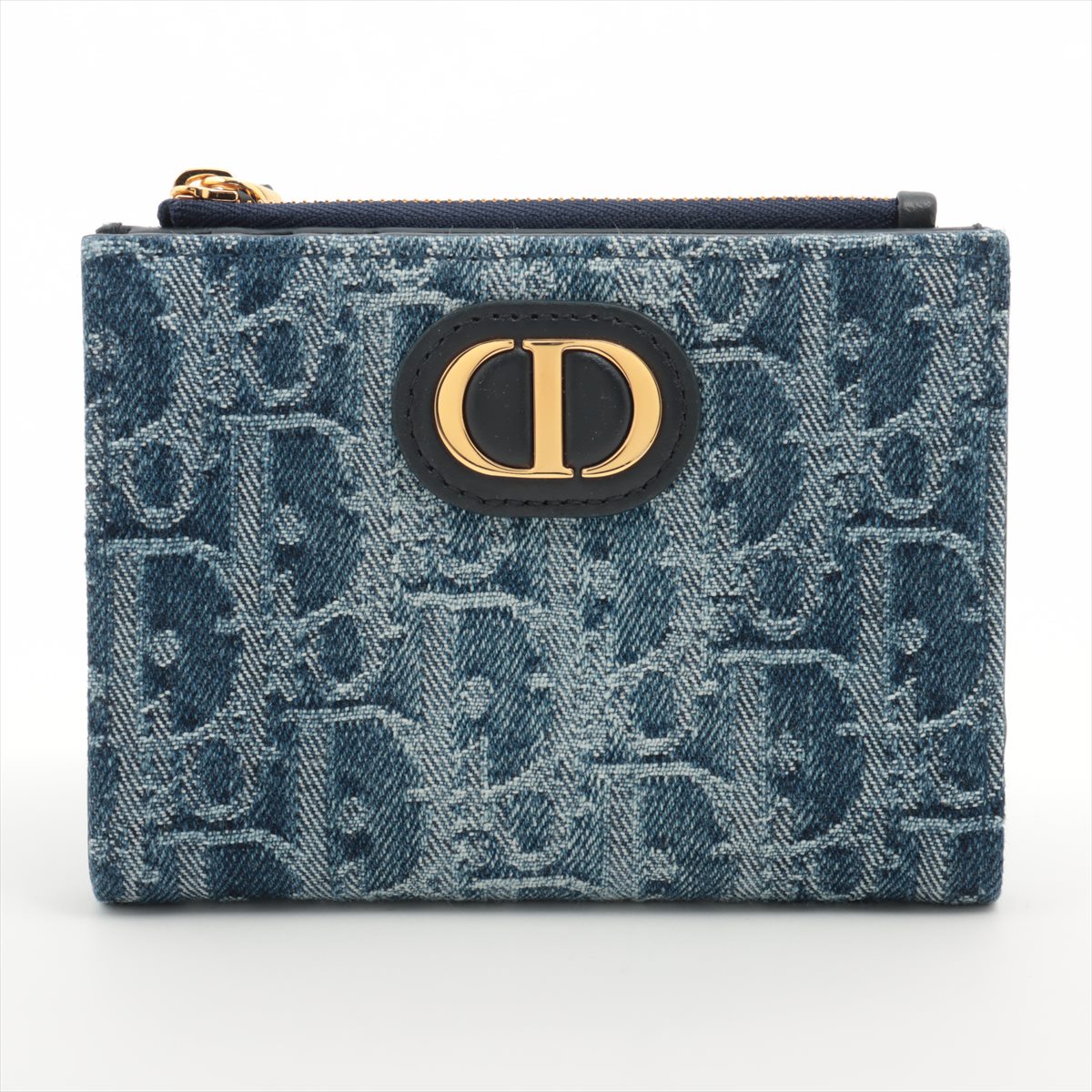 ディオール オブリーク カロ キャンバス×レザー コンパクトウォレット  