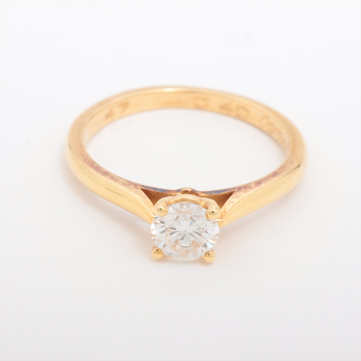 カルティエ　1895 ソリテールネックレス0.21carat 高島屋名古屋購入品 カルティエ1895 ソリテールネックレス0.21carat 高島屋名古屋購入品
