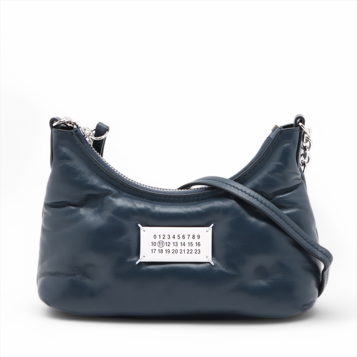 メゾンマルジェラ グラムスラム レザー チェーンショルダーバッグ  