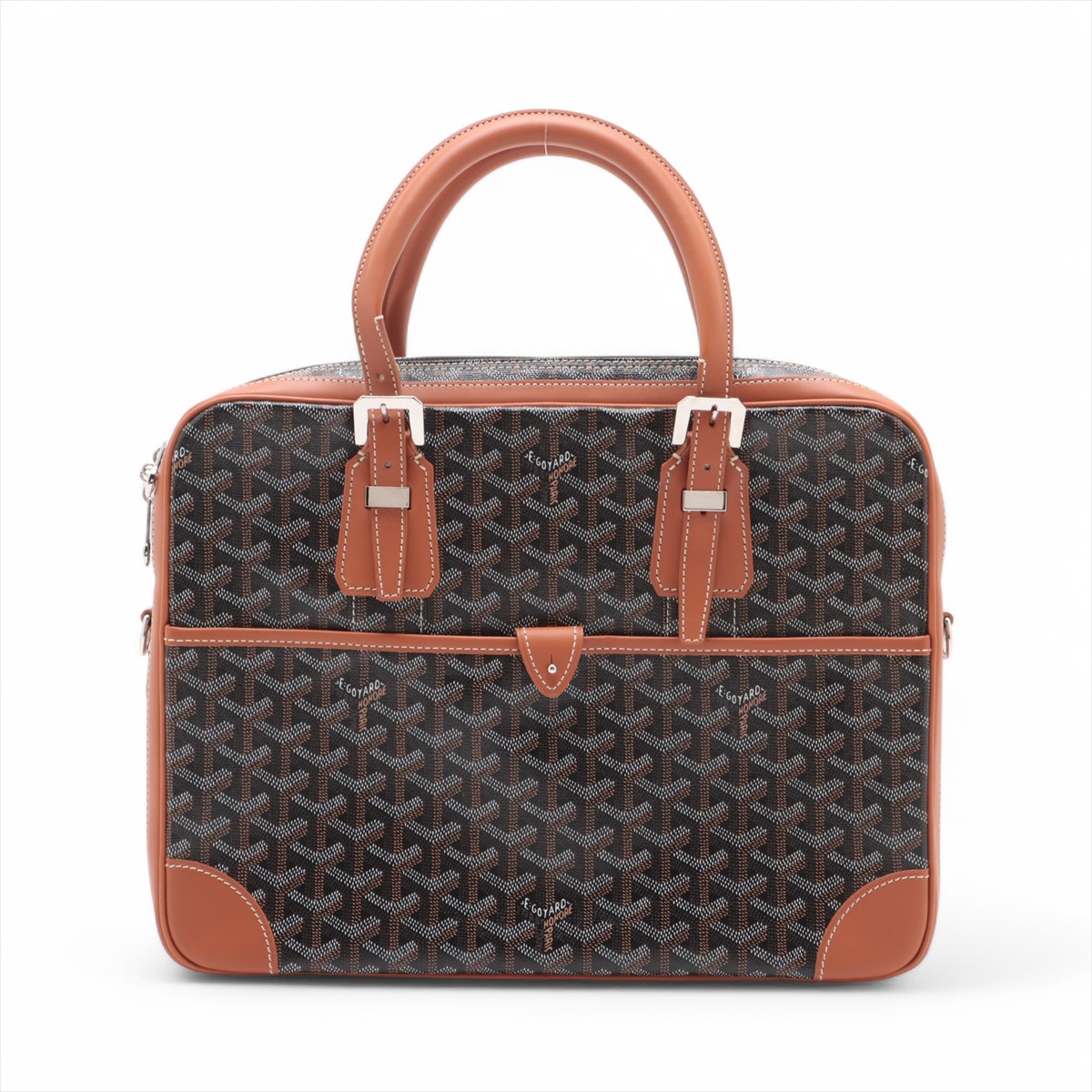 Goyard ブラウンブラック　ブリーフケース Goyard ブラウンブラックブリーフケース