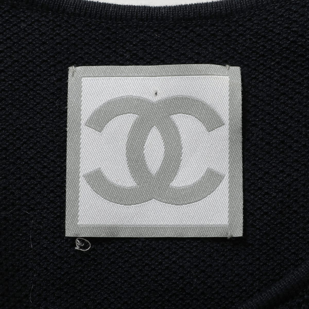 CHANEL 【広尾店】極美品 シャネル 22SS ノースリーブ ニット